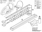 Bosch 0 600 841 503 Ahs 55 Hedge Trimmer 230 V / Eu Spare Parts